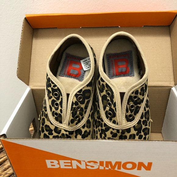 Leopard elasticized cloth sneakers - Elly - Picture 4 of 6